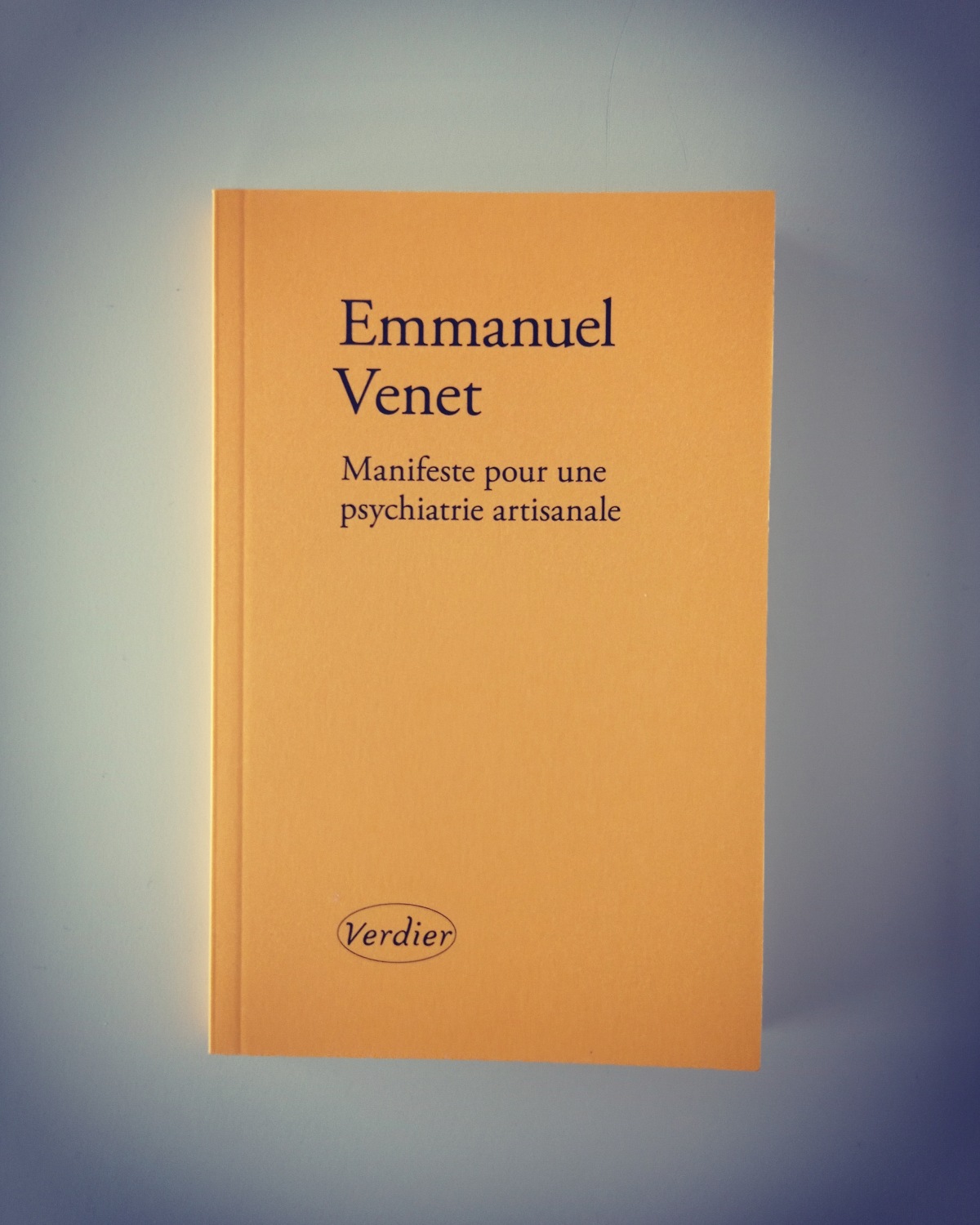 Manifeste pour une psychiatrie artisanale / Emmanuel Venet